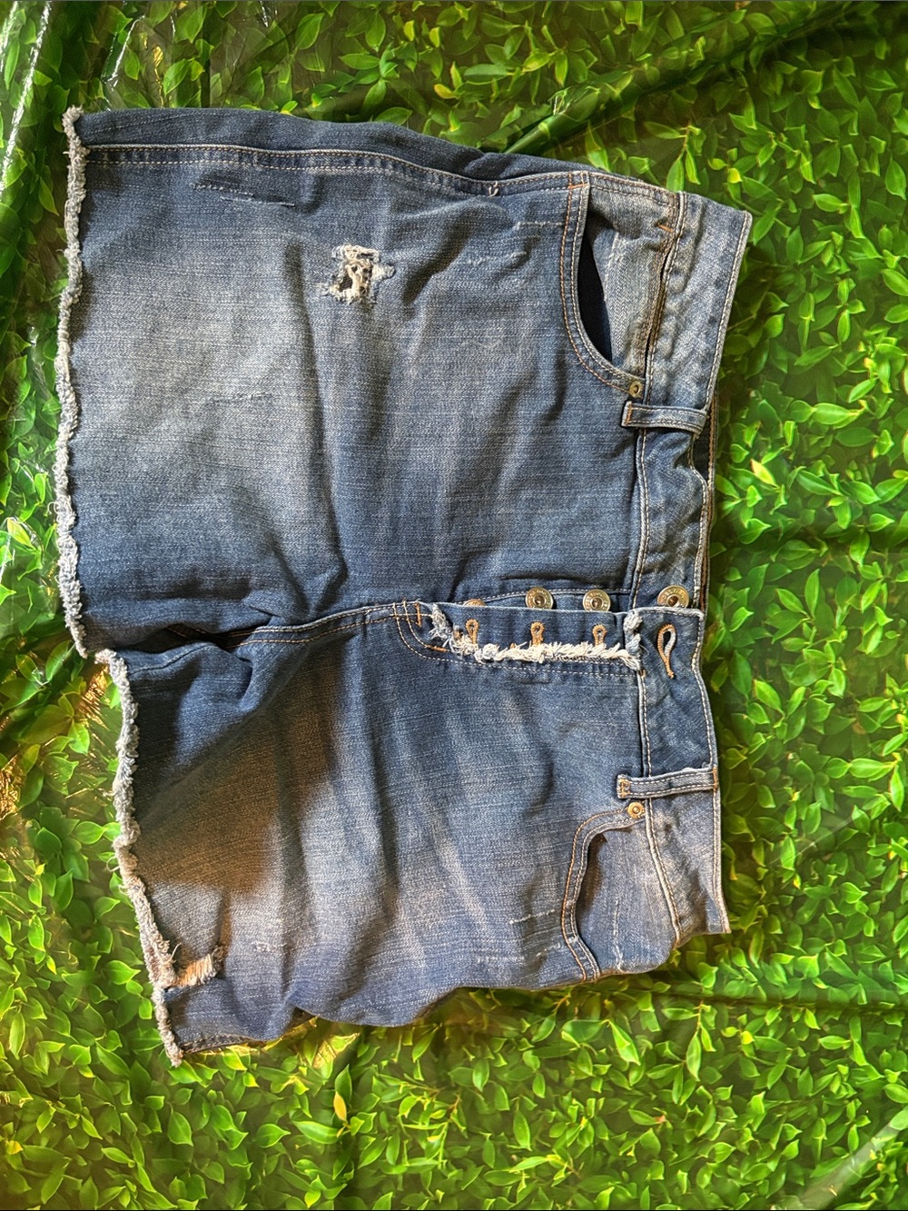 Maurices High-Rise Denim Shorts - Blue